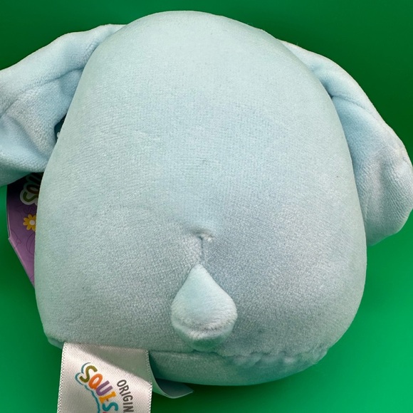 Squishmallows Buttons Blue Rabbit Easter Bunny 4 inch NWT - Picture 4 of 5